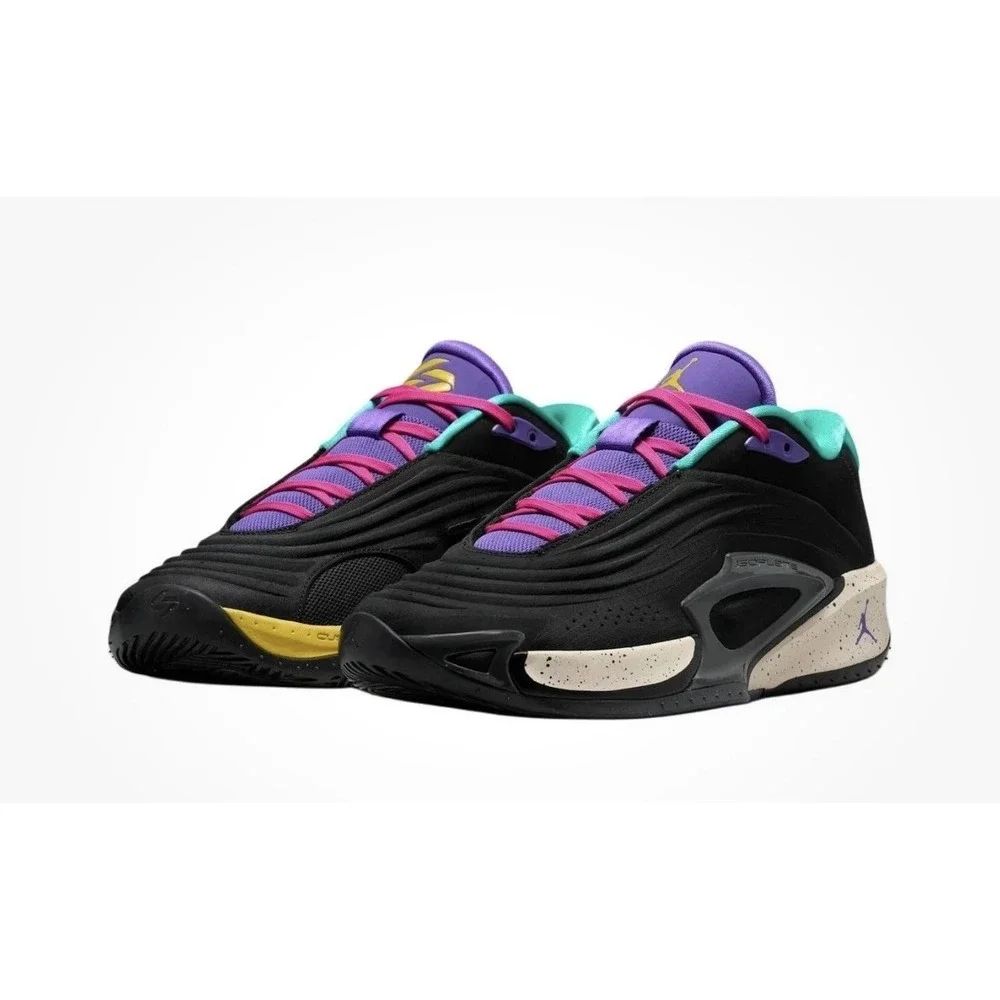 Jordan Luka 3 (GS) Big Kids Size 4.5Y Black Hyper Jade Pink Basketball Shoes NEW